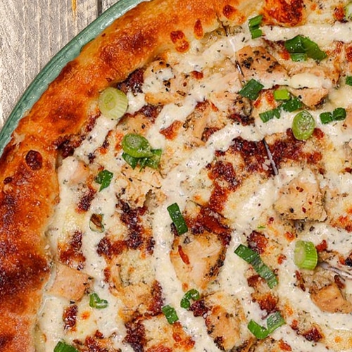Chicken Bacon Ranch Pizza